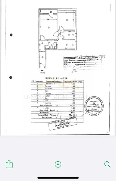 Raul Doamnei, apartament 2 camere de vanzare, renovat complet, partial utilat
